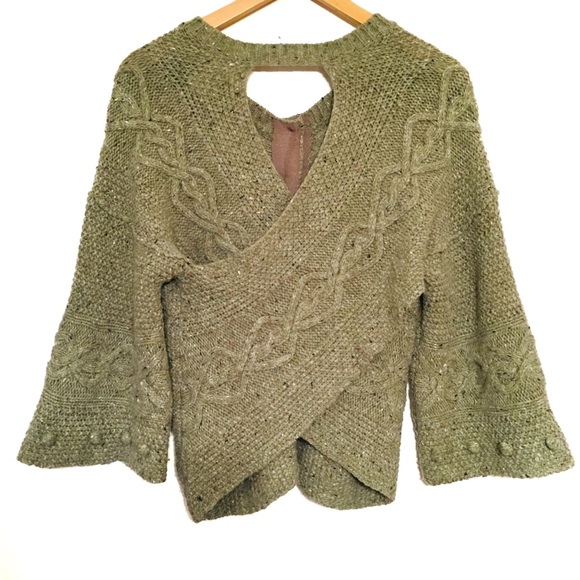 ANTHROPOLOGIE | Far Away From Close Cable Knit Sweater (S) - Picture 3 of 6